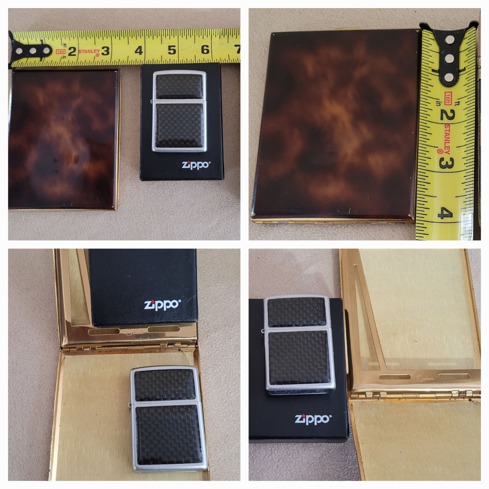 Tortoise shell cigarette case - Picture 2 of 3